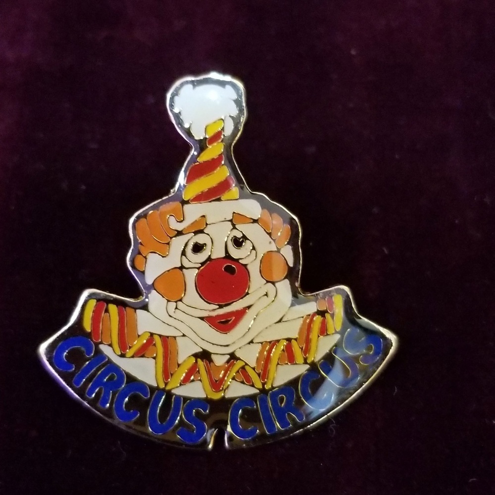 Vintage Circus Circus Lapel Pin